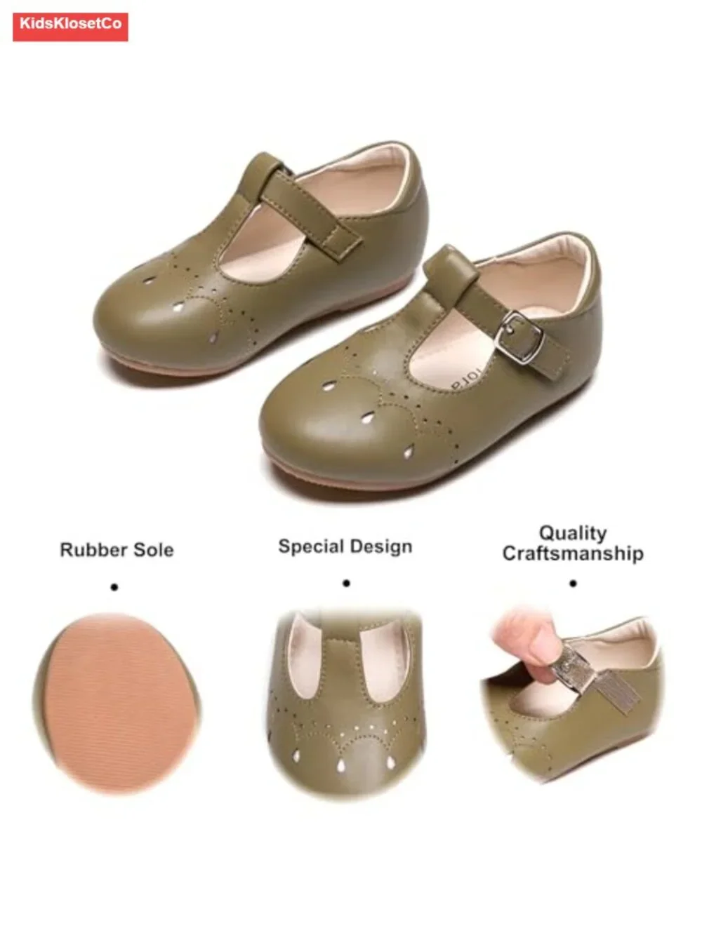Toddler Girls Mary Jane Flat Oxfords Dress Shoes